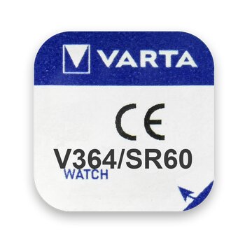 1 x bateria srebrowa (zegarkowa) 364 VARTA (SR621SW) Bat. 1 x bateria srebrowa (zegarkowa) 364 VARTA (SR621SW) Bat.