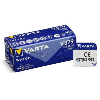 1 x bateria srebrowa (zegarkowa) 379 VARTA (SR521SW) Bat. 1 x bateria srebrowa (zegarkowa) 379 VARTA (SR521SW) Bat.