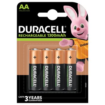 Akumulatorki Duracell Recharge R6/AA 1300 mAh (blister) - 4 sztuki