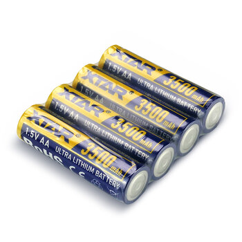 4 x baterie litowe AA / R6 Xtar L91 3500mAh Ultra Lithium 4 x baterie litowe AA / R6 Xtar L91 3500mAh Ultra Lithium