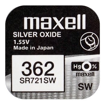 bateria srebrowa mini Maxell 362 / SR721SW / SR58