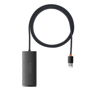 Hub USB 3.0 4-portowy 4xUSB 3.0 Baseus WKQX030101 1m