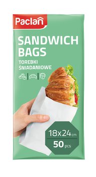 Torebki papierowe śniadaniowe Paclan 50szt Torebki papierowe śniadaniowe Paclan 50szt