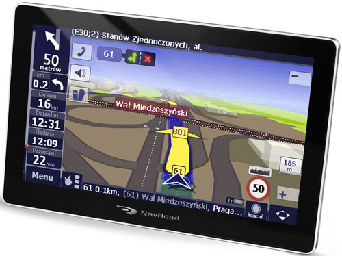 Nawigacja GPS NavRoad LEEO + AutoMapa Europa 7"