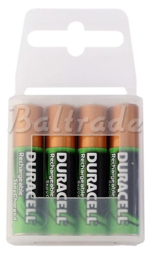 4 x akumulatorki Duracell StayCharged R03 AAA 800 mAh (box)