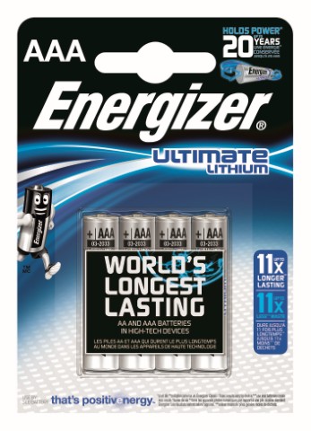bateria foto litowa Energizer L92 Ultimate R03 AAA