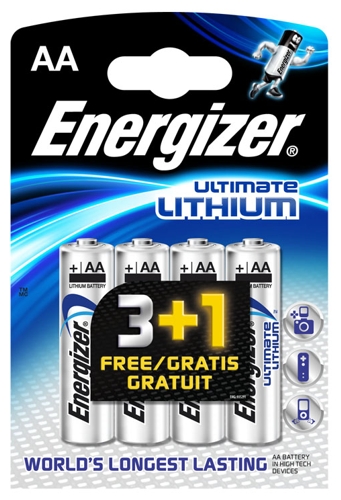 bateria foto litowa Energizer L91 Ultimate Lithium R6 AA