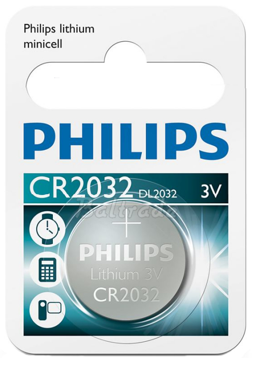 bateria litowa mini Philips CR2032