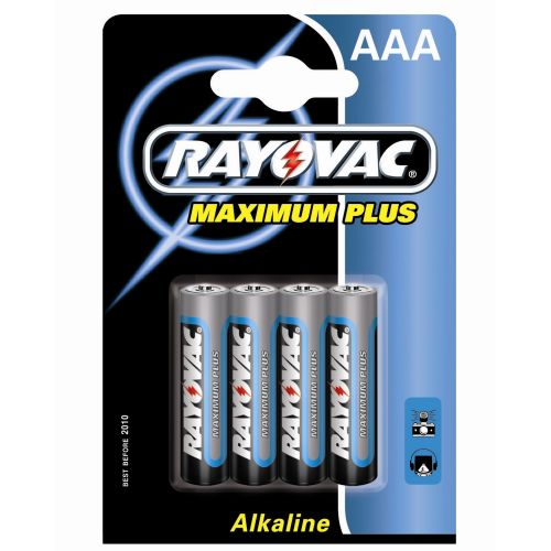 4 x Rayovac Maximum Plus LR03 AAA MN2<span class=hidden_cl>[zasłonięte]</span>400 40 (blister)