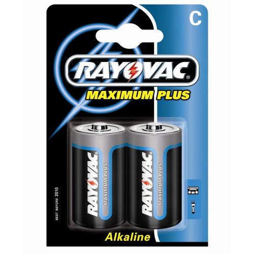 2 x Rayovac Maximum Plus LR14 C MN1<span class=hidden_cl>[zasłonięte]</span>400 40 (blister)