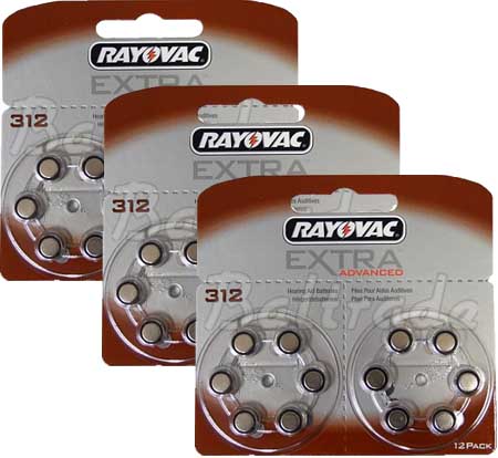 bateria cynkowo-powietrzna Rayovac Extra Advanced 312