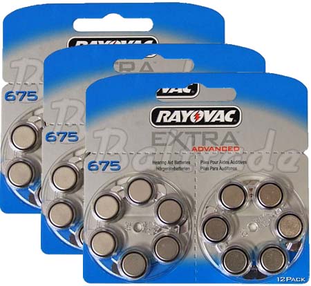 bateria cynkowo-powietrzna Rayovac Extra Advanced 675