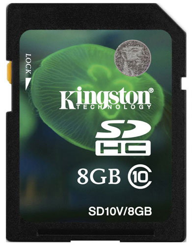 Kingston SDHC 8GB class 10