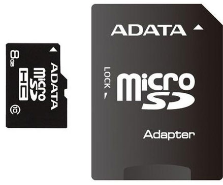 A-DATA microSDHC 8GB class 10