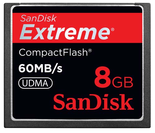 Karta pamięci SanDisk Compact Flash Extreme 8GB (CF) 60MB/s x400