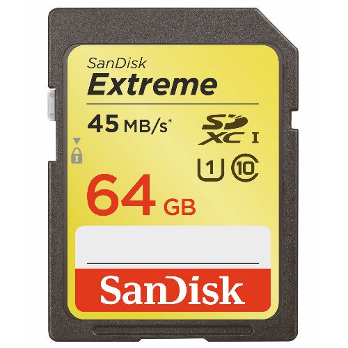 SanDisk SDXC 64GB Extreme 300x (45MB/s)