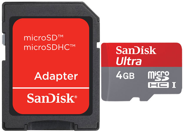 SanDisk microSDHC 4GB Mobile ULTRA 200x