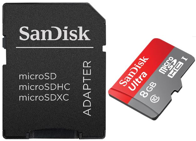 SanDisk microSDHC 8GB ULTRA 320x 48MB/s