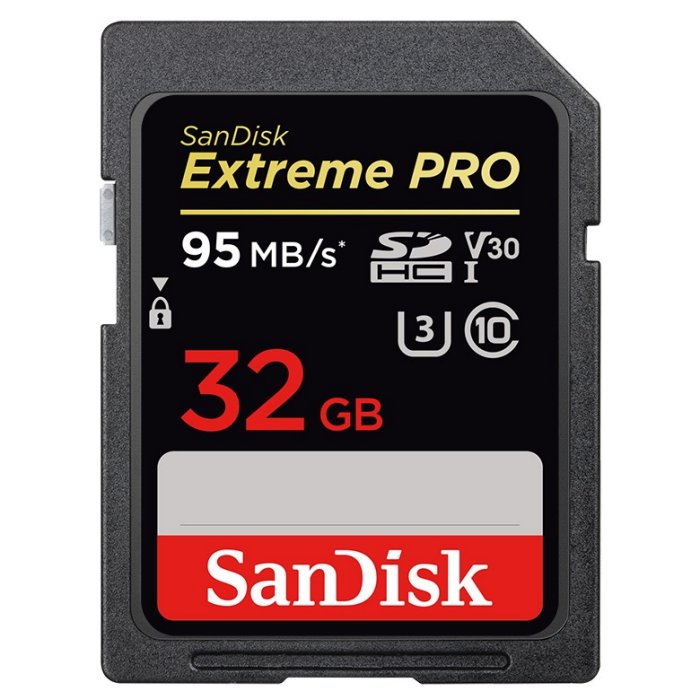 SanDisk SDHC 32GB Extreme PRO 95MB/s 633x UHS-I