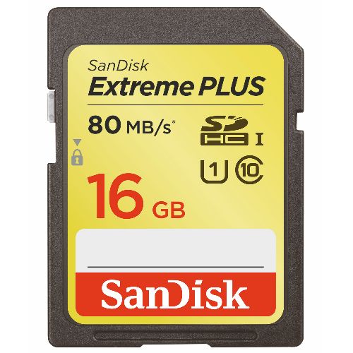 SanDisk SDHC 16GB Extreme 533x (80MB/s)