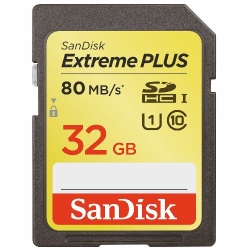 SanDisk SDHC 32GB Extreme 533x (80MB/s)