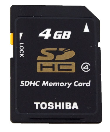 Toshiba SDHC 4GB class 4