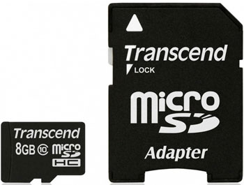 Transcend microSDHC 8GB ULTIMATE class 10
