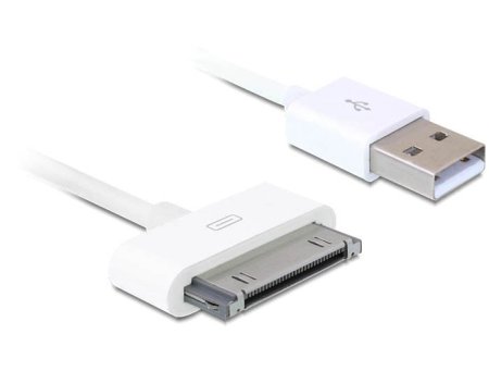 kabel USB iPhone 3 / 4, iPad 1 / 2 / 3, iPod (biały)