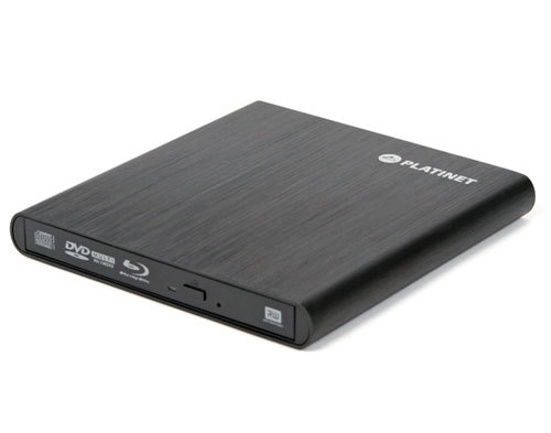 Zewnętrzna nagrywarka USB BLU-RAY / DVD / CD PLATINET P-600 slim
