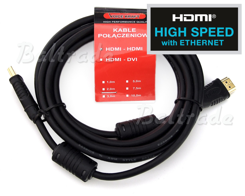 Kabel Voice Kraft HDMI-HDMI 1m