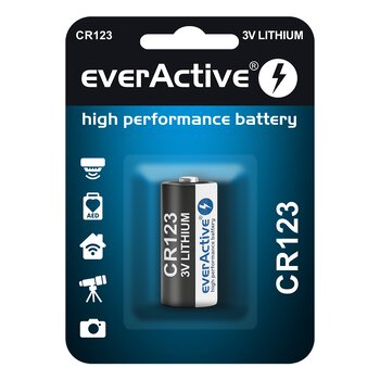 1 x bateria foto litowa everActive CR123 1 x bateria foto litowa everActive CR123