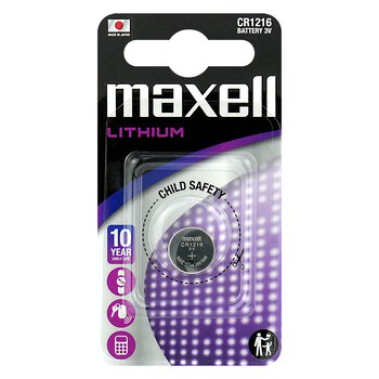 1 x bateria litowa Maxell CR1216