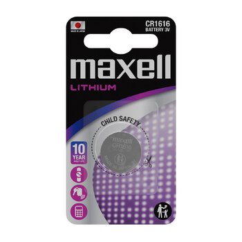 1 x bateria litowa Maxell CR1616 1 x bateria litowa Maxell CR1616