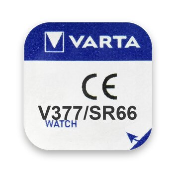 1 x bateria srebrowa (zegarkowa) 377 VARTA (SR626SW) Bat. 1 x bateria srebrowa (zegarkowa) 377 VARTA (SR626SW) Bat.