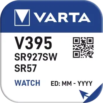 1 x bateria srebrowa (zegarkowa) 395 VARTA (SR927SW) Bat. 1 x bateria srebrowa (zegarkowa) 395 VARTA (SR927SW) Bat.