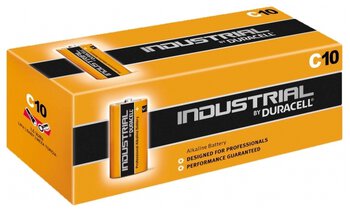 10 x bateria alkaliczna Duracell Industrial LR14 C