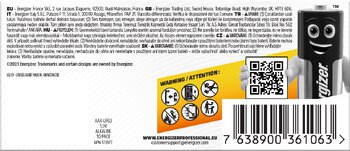 10 x bateria alkaliczna Energizer Industrial LR03 AAA 10 x bateria alkaliczna Energizer Industrial LR03 AAA