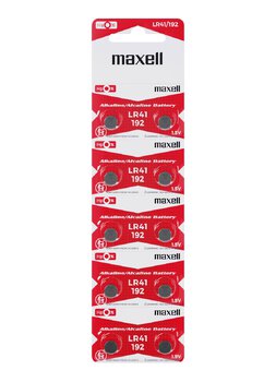 10 x bateria alkaliczna mini Maxell G3 / AG3 / L736 / LR41 / 192 10 x bateria alkaliczna mini Maxell G3 / AG3 / L736 / LR41 / 192