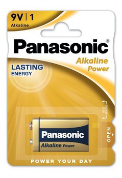 12 x Panasonic Alkaline Power 6LR61/9V (blister)