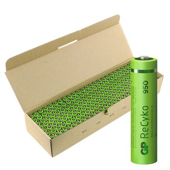 175 x akumulatorki AAA / R03 GP ReCyko 950mAh (green) - pakowane luzem