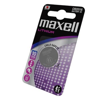1 x bateria litowa Maxell CR2016 1 x bateria litowa Maxell CR2016