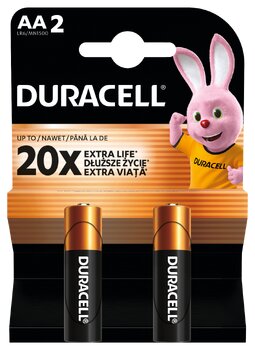 2 x baterie AA / LR6 Duracell (blister) 2 x baterie AA / LR6 Duracell (blister)