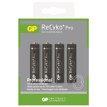 4 x akumulatorki R03/AAA GP ReCyko+ Pro Professional 800mAh