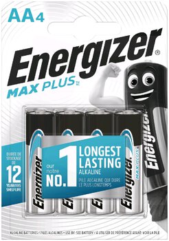 EverActive AA Batteries Pack of 4 Pro Alkaline Mignon LR6 R6 1.5 V Highest  Performance 10 Year Shelf Life – 4 Pack – 1 Blister Card, Black/White:  : Electronics & Photo
