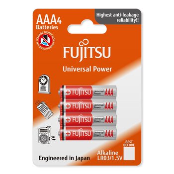 4 x bateria alkaliczna Fujitsu Universal Power LR03 AAA blister