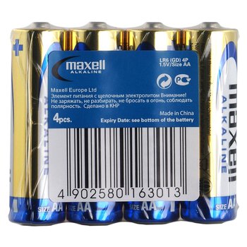 bateria alkaliczna Maxell Alkaline LR6 / AA (shrink) - 4 sztuki