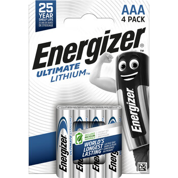 4 x bateria foto litowa Energizer L92 Ultimate Lithium R03 AAA 4 x bateria foto litowa Energizer L92 Ultimate Lithium R03 AAA