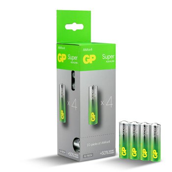 40 x bateria alkaliczna GP Super Alkaline G-TECH LR03 / AAA dispenser box 40 x bateria alkaliczna GP Super Alkaline G-TECH LR03 / AAA dispenser box