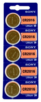 5 x bateria litowa mini Sony CR2016