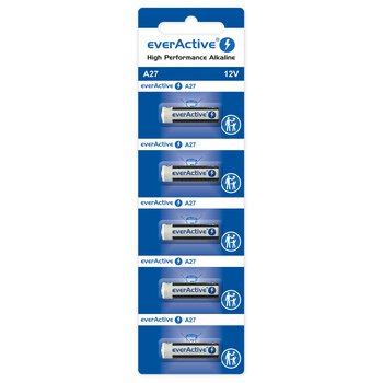 5 x baterie alkaliczne everActive 27A 12V